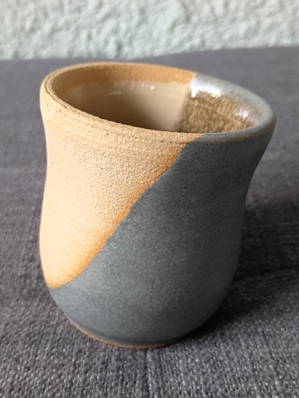 Small Handmade Ceramic Wine Or Whiskey Cup